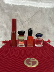 Armani perfume muestra conjunto de cuatro con cordón bolsa-3267  