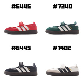 Adidas originales Samba Jane cómodos zapatos Mary Jane para niños-4104  