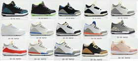 Jordan Air Jordan 3 Retro verdadera altura de aumento de los zapatos de baloncesto para niños-4145  