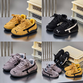 PUMA/Puma x Balenciaga Speedcat Zapatos para niños con suela delgada-4161  