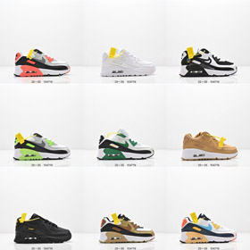 Nike NK Air Max 90 Retro zapatos de carrera casuales con almohadillo de aire bajo-4173  