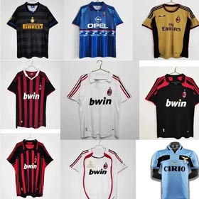 Club clásico retro jugador fanático de fútbol jersey-1213  