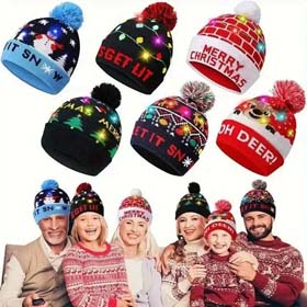 Moda sombrero de Navidad-2281  