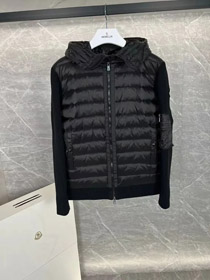 Moncler acolchado con capucha medio abajo chaqueta-4320  