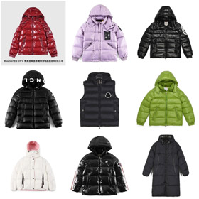 Moncler serie Hanoverian temporada de esquí con capucha grueso caliente abajo chaqueta-4327  
