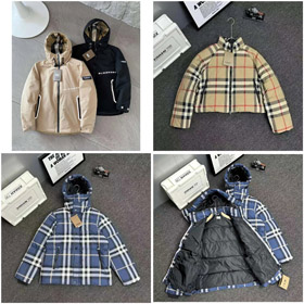 Burberry chaqueta desmontable capucha noche cuadrado abajo chaqueta-4329  