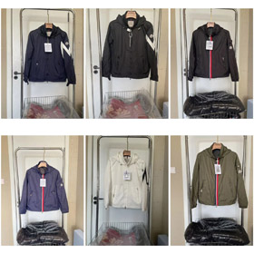 Moncler Evettes con capucha chaqueta ligera con mangas largas-4344  