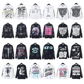 Camiseta de manga larga con estampado gráfico HELLSTAR-4428  