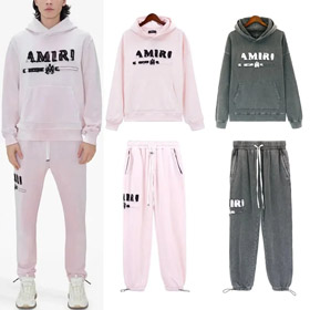 AMIRI nueva carta impresión sudadera con capucha-4457  