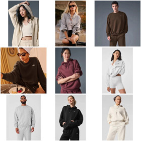 ALO nueva sudadera de cuello redondo transpirable algodón chino-4468  