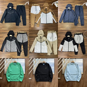 Nike tejido Tech Futura suelto con capucha traje de deporte-4475  